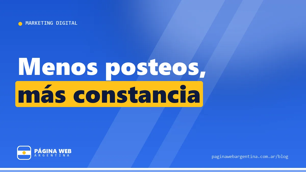 No necesitás publicar todos los días: un calendario de redes para negocios con poco tiempo