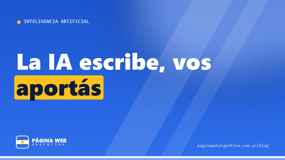 Escribir con IA sin sonar genérico: cómo usarla en tu web y tu blog