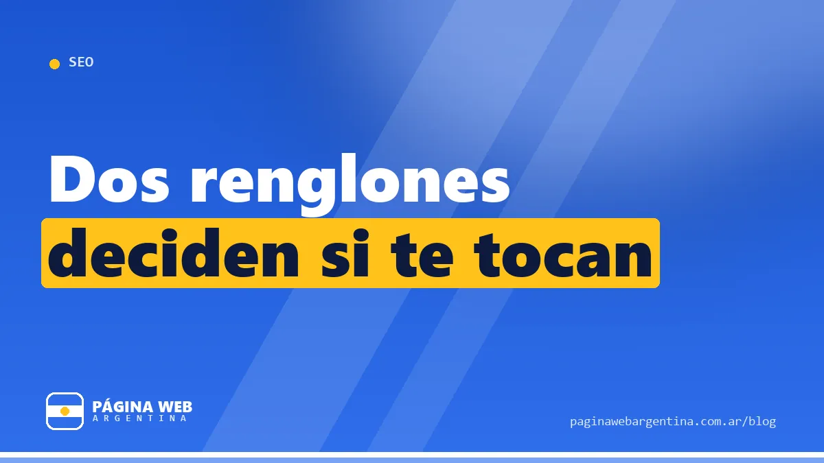 Aparecer en Google no alcanza: el título y la descripción deciden si te tocan
